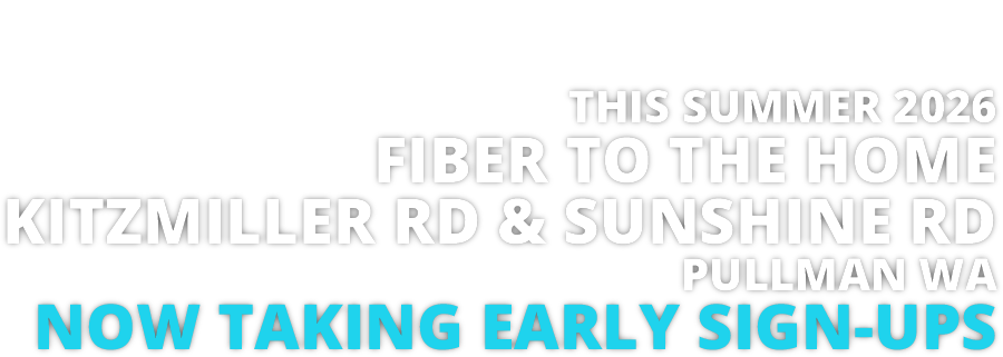 Pullman FTTH - Kitzmiller & Sunshine